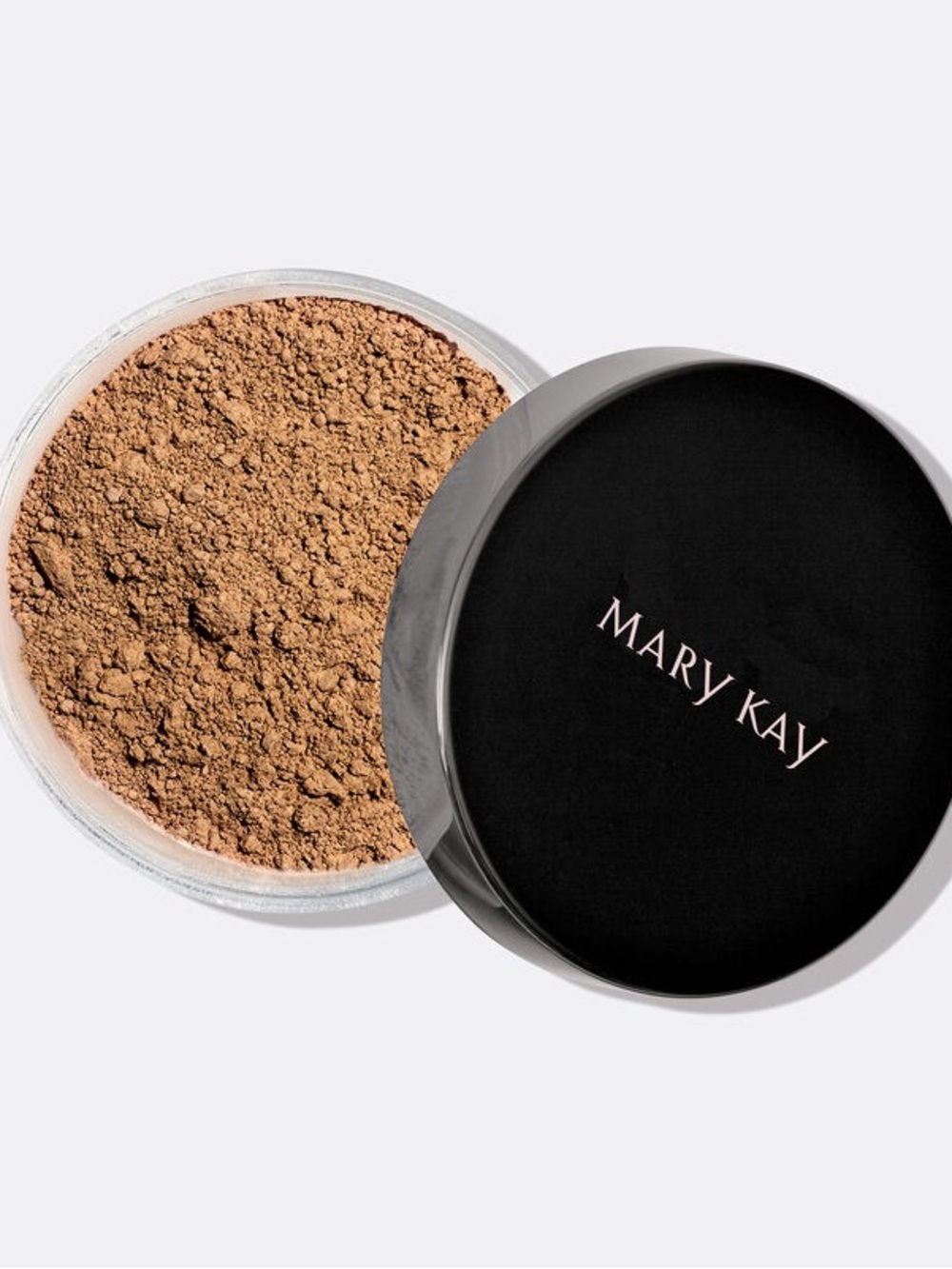 Mary Kay Silky Setting Powder - Deep Beige Black & Pink Packaging